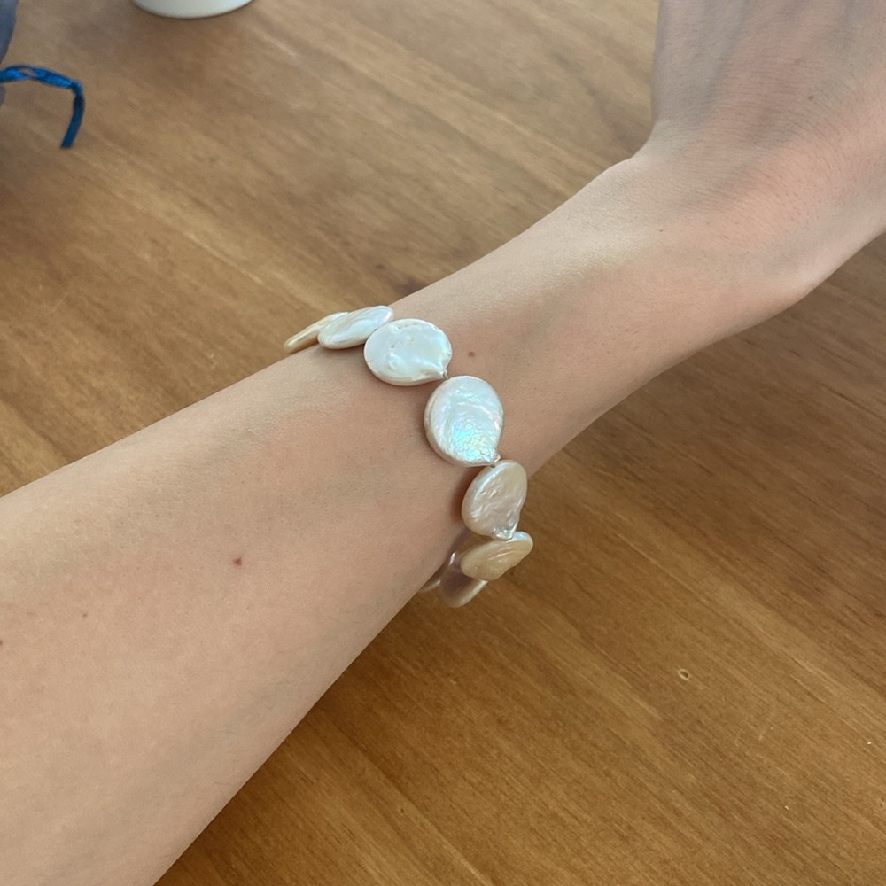Freshwater Pearl Bracelet 🩵